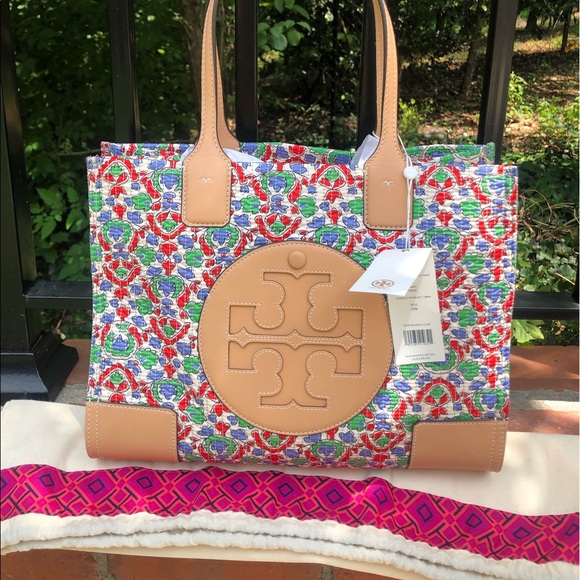 Tory Burch Handbags - Tory Burch Ella Floral Quilted Mini Tote Bag